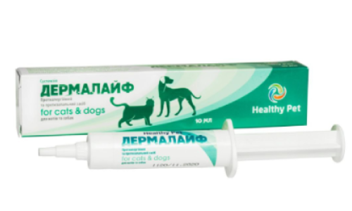 Дермалайф - противоаллергическое и противовоспалительное средство для кошек и собак, ТМ Healthy Pet