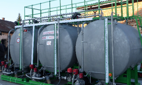 Стационарная установка приготовления рабочих растворов СУПР-4500х3